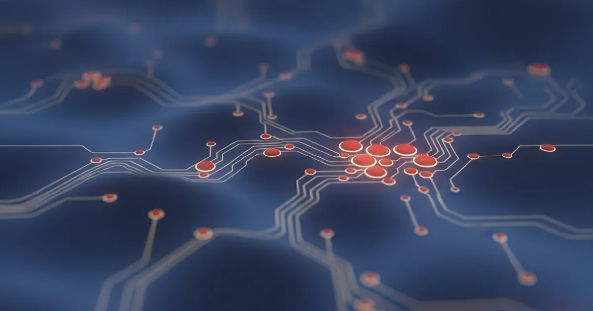 interconnected data nodes forming a network